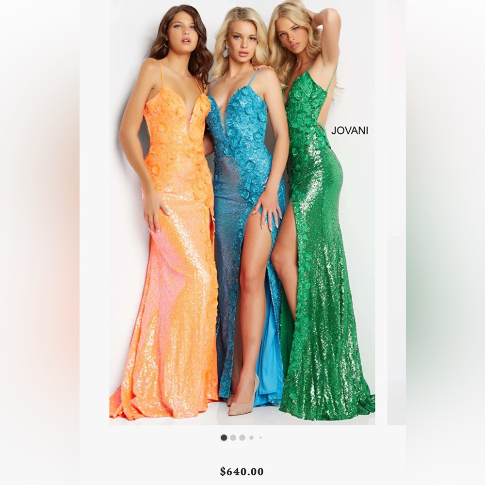Jovani neon dress
